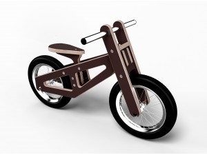 Rower "Indie" brązowy