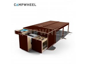 Модуль для кемпінга Campwheel 3.0 brown для Volkswagen T4, T5, T6, T6.1