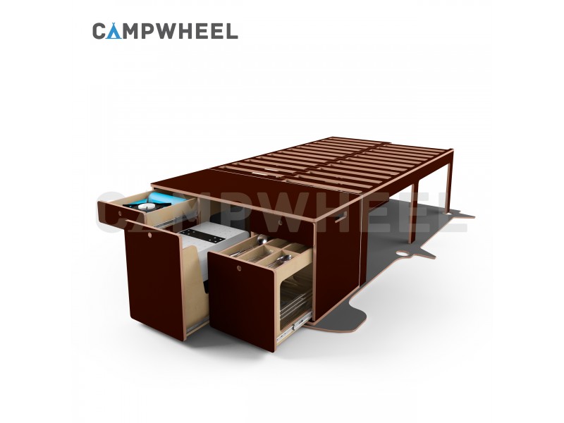 Модуль для кемпінга Campwheel 3.0 brown для Volkswagen T4, T5, T6, T6.1 Модуль для кемпінга Campwheel 3.0 brown для Volkswagen T4, T5, T6, T6.1