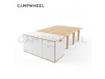 Модуль для кемпінга Campwheel 3.0 white для Volkswagen T4, T5, T6, T6.1 Модуль для кемпінга Campwheel 3.0 white для Volkswagen T4, T5, T6, T6.1