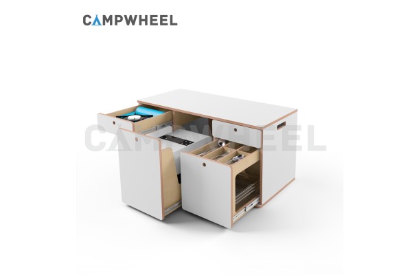 Модуль для кемпінга Campwheel 3.0 white для Volkswagen T4, T5, T6, T6.1 Модуль для кемпінга Campwheel 3.0 white для Volkswagen T4, T5, T6, T6.1