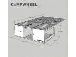 Moduł kempingowy Campwheel 5.0 brown