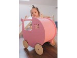 Дитяча коляска для ляльок рожева