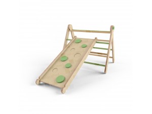 Дитячий спортивний комплекс Трикутник Піклер та Гірка green