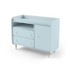 Комод з пеленальним столиком Bubble II Duo блакитний Комод з пеленальним столиком Bubble II Duo блакитний