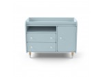Комод з пеленальним столиком Bubble II Duo блакитний Комод з пеленальним столиком Bubble II Duo блакитний