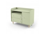 Комод з пеленальним столиком Bubble II Duo зелений Комод з пеленальним столиком Bubble II Duo зелений