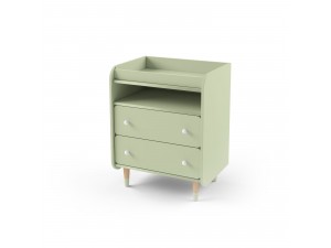 Комод з пеленальним столиком Bubble II зелений