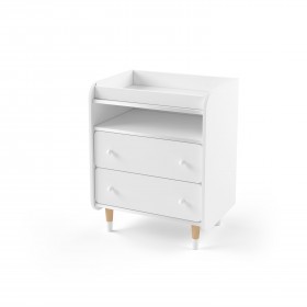 Комод з пеленальним столиком Bubble II білий Комод з пеленальним столиком Bubble II білий