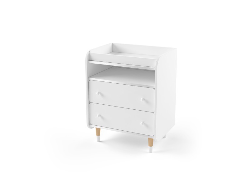 Комод з пеленальним столиком Bubble II білий