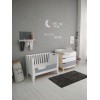 Komoda pielęgnacyjna Scandic (biała/szary)