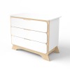 Комод з пеленальним столиком Nova дерево/білий Комод з пеленальним столиком Nova дерево/білий