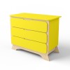 Kommode mit Wickeltisch Nova gelb Kommode mit Wickeltisch Nova gelb