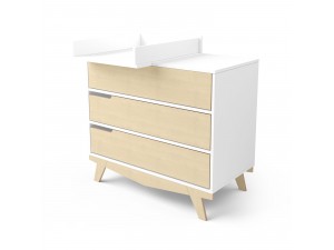 Chest Scandic (white/natural wood) Chest Scandic (white/natural wood)
