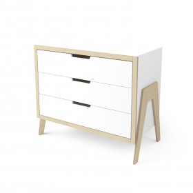Комод з пеленальним столом Shuttle дерево/білий Комод з пеленальним столом Shuttle дерево/білий