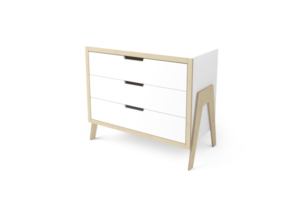 Комод з пеленальним столом Shuttle дерево/білий Комод з пеленальним столом Shuttle дерево/білий