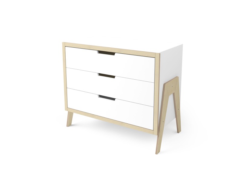 Комод з пеленальним столом Shuttle дерево/білий Комод з пеленальним столом Shuttle дерево/білий