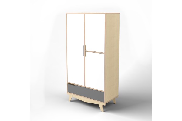 Шафа Scandic білий/сірий Шафа Scandic білий/сірий