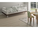 Ліжко Cloud білий/натуральне дерево 