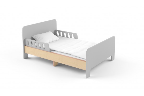 Дитяче розсувне ліжко Slide сірий