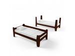 Ліжко двоярусне Tower Big коричневе