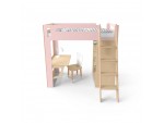 Kinderetagenbett Smart Cube pink