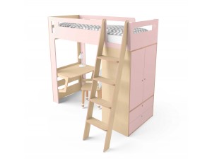 Ліжко-горище Smart Cube рожеве Ліжко-горище Smart Cube рожеве