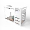 Ліжко двоярусне cuBED біле Ліжко двоярусне cuBED біле