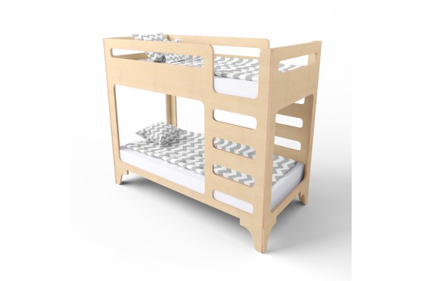 Children's bunk bed "cuBED" with compartment