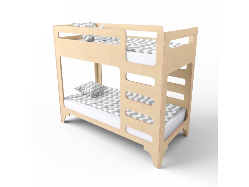 Children's bunk bed "cuBED" with compartment