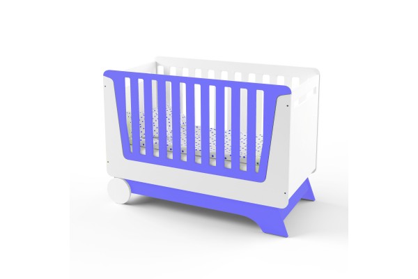 Ліжечко-трансформер Nova Kit біле/індиго