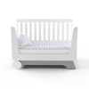 Ліжечко Nova Kit біла/сірий