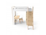 Ліжко-горище Smart Cube біле
