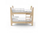 Ліжко двоярусне Tower Duo біле/натуральне дерево Ліжко двоярусне Tower Duo біле/натуральне дерево