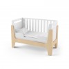 Ліжечко Tower Baby біле/натуральне дерево Ліжечко Tower Baby біле/натуральне дерево