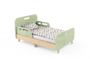 Дитяче розсувне ліжко Slide Hippo зелене