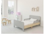 Детская раздвижная кровать Slide серый