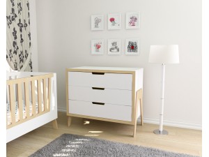 Дитяча кімната Shuttle білий/натуральне дерево