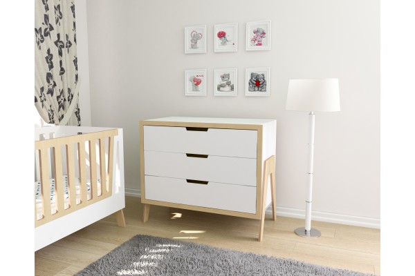 Дитяча кімната Shuttle білий/натуральне дерево Дитяча кімната Shuttle білий/натуральне дерево