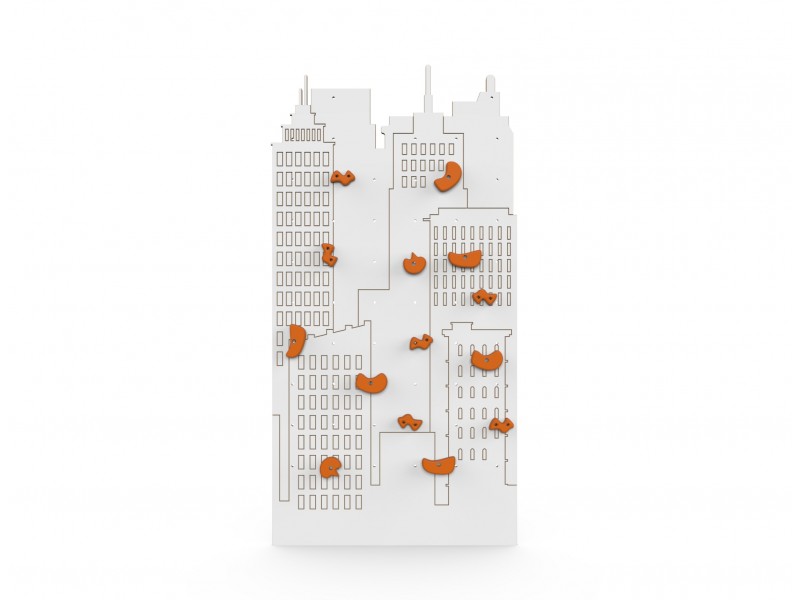 Дитячий скелодром New York білий