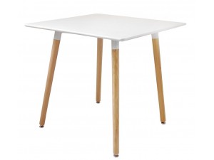 Wieża stołowa Nuri biały 80x80cm, wysokość 74 cm