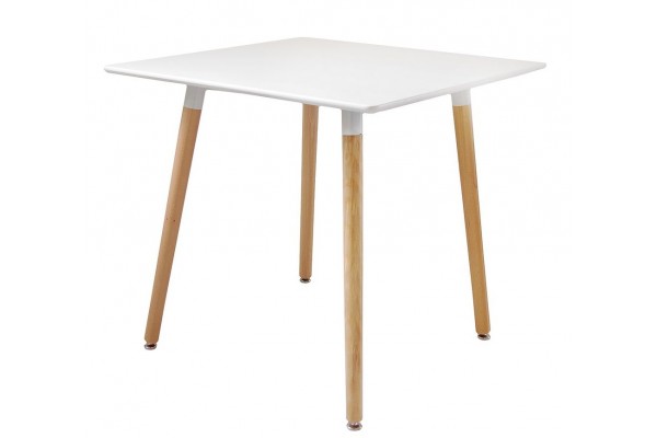 Стіл Nuri білий 80x80 см, висота 74см