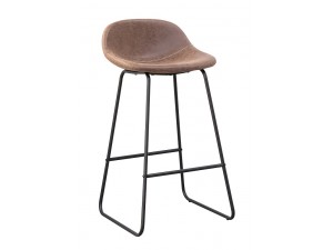  Barhocker Boston dunkelbraun