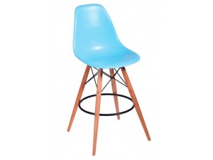  Bar stool Tower Wood  blue