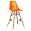 Стілець барний Tower Wood помаранчевий