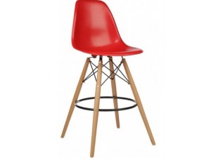  Bar stool Tower Wood red