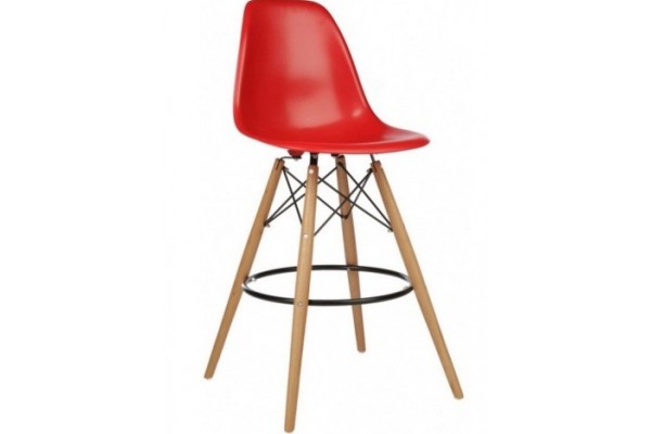  Bar stool Tower Wood red