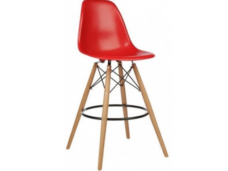  Bar stool Tower Wood red