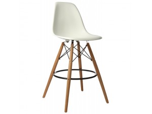  Bar stool Tower Wood white