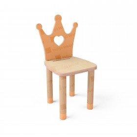 Стілець дитячий регульований Crown orange Стілець дитячий регульований Crown orange